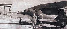 Pilot – samovrah pred svojim Ki-84 od 181. Shimbu-Tai