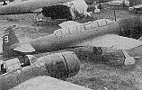 C6N1-S Saiun, nájdený Američanmi po okupácii Japonska. Pôvodne patril k Yokosuka Kokutai (znak Yo na smerovke). Otvor v hornej časti krytu kabíny napovedá, že bol vyzbrojený šikmo strieľaujúcou zbraňou