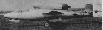 He 162 A-2, jeden z dvoch He 162 testovaných po vojne v Sovietskom Zväze
