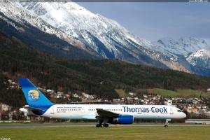 B757 v Innsbrucku
