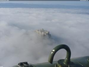 Spišský hrad v opare