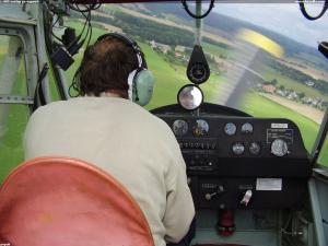 L-60S sestup po vypnutí