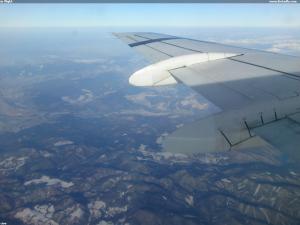 in flight