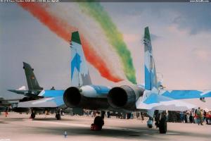 SU-27 & Frece Tricolori, SIAD 2002, LZIB-BA, (no digital)