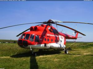 Mil Mi 8, OM-EVA - Kristina, ATE, LZNI - Nitra - Janíkovce.
