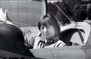 p.Olga Kovačičová - pilotka AK Bratislava Vajnory a dáma čs. akrobacie