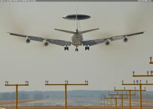 Opět na výcviku AWACS LX-N90453,ale ta vůně