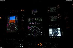 Nočný cockpit