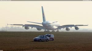 A380 Korean Air v Praze 