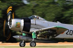 Douglas AD-4N Skyraider take off