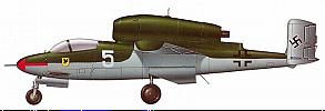 He 162 A-2, W.Nr.120054, 1./JG 1, letisko Leck